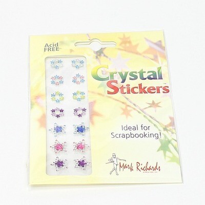 Cristal stickers stars