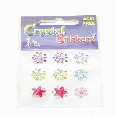 Cristal stickers stars