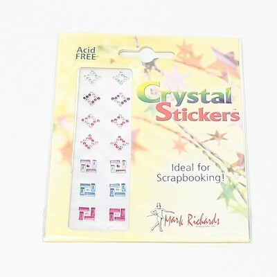 Cristal stickers square
