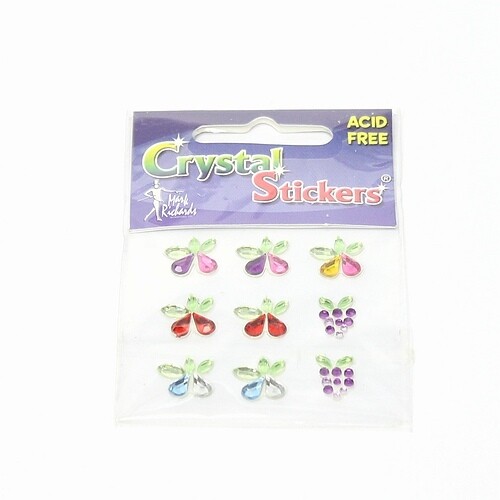 Cristal stickers fruit