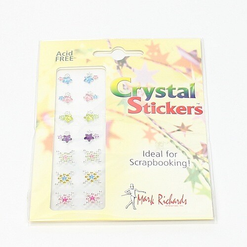 Cristal stickers stars
