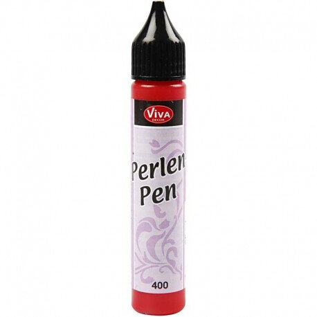 Perlen pen red