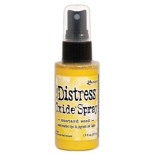 Distress oxide spray mustard seed