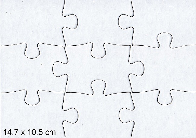 Puzzel kaart 2x