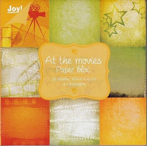 Joy paper bloc 6x6 at the movies