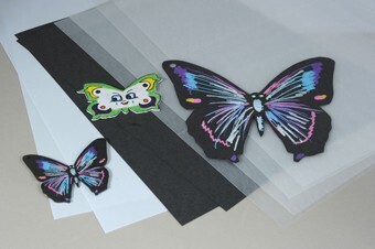 Krimp folie zwart 1 sheet