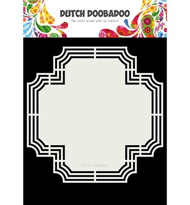 Dutch Doobadoo shape art cross A4