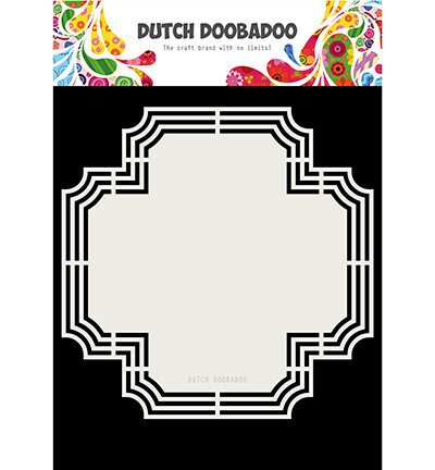 Dutch Doobadoo shape art cross  A4