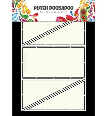 Dutch Doobadoo card art diagonal fold A5