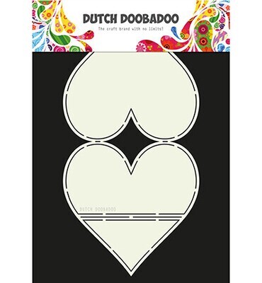 Dutch Doobadoo card art easel card heart A4