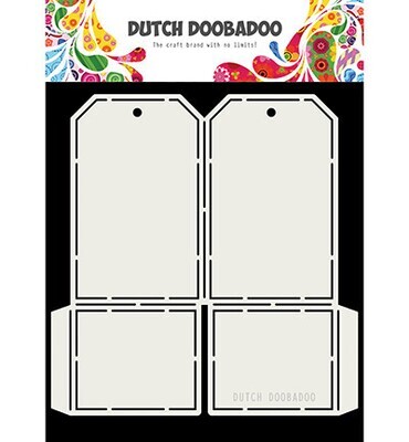 Dutch Doobadoo card art tag A5