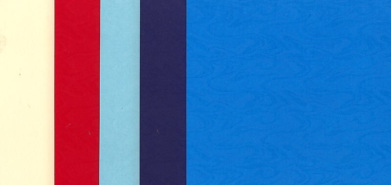 A5 cardpaper zeepstrepen 10 sheets