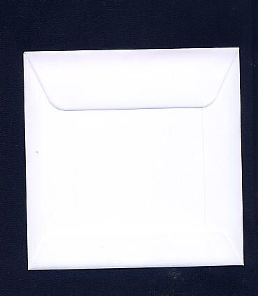 10 Enveloppen vierkant mini 10,5 x 10,5 cm stevig