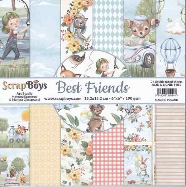 Scrapboys paperpad Best friends
