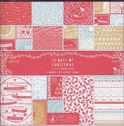 Paperpack 6x6 12 days of christmas