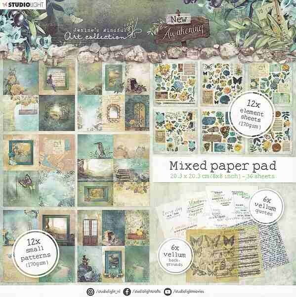 Paper pad Jenine's new awakening mixed papers