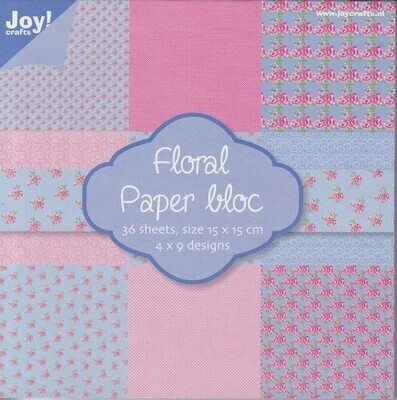 Joy paper bloc 6x6 Floral