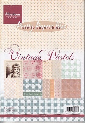 Pretty Paper Bloc Vintage pastels