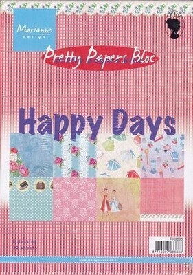 Pretty Paper Bloc Happy days