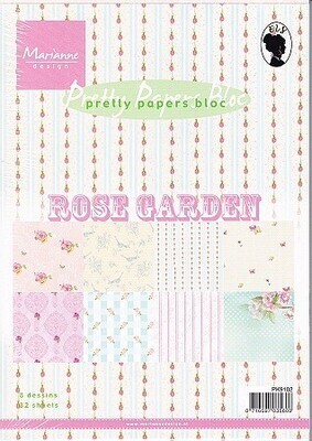 Pretty Paper Bloc rose garden