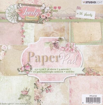 Paperpad Lovely moments 15 x 15 cm