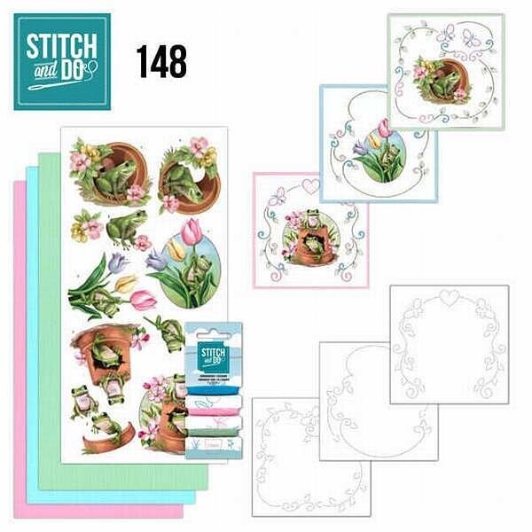 Stitch and do friendly frogs