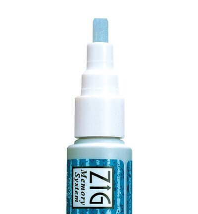 Zig 2 way glue pen chisel tip short