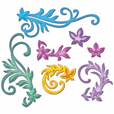 Spellbinders Floral flourishes