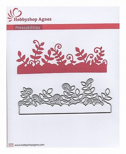Cutting die mal border bladeren