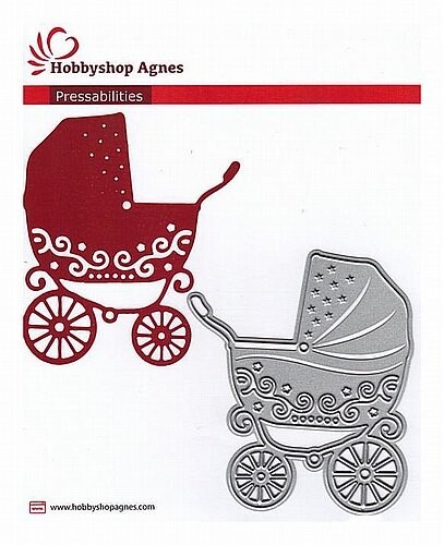 Cutting die poussette bébé