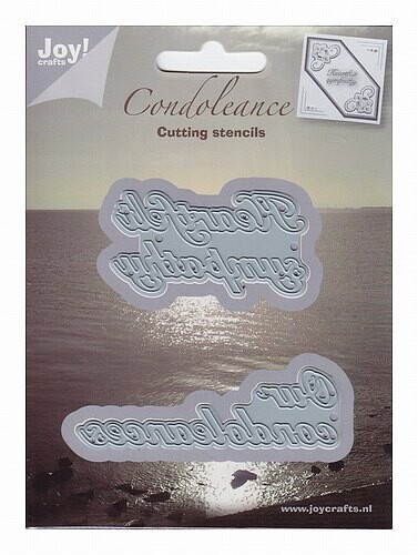 Joy Cutting & Embossing  condoleance ENG
