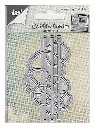 Joy cutting stencil bubble border