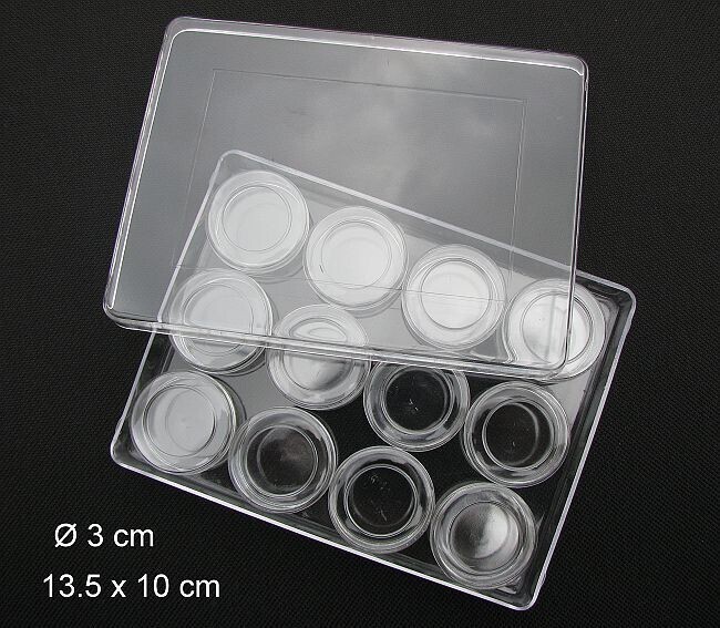 Opbergbox met 12 losse doosjes
