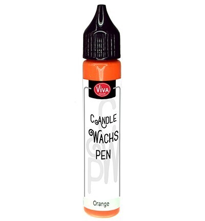 Kaarsen wax pen oranje