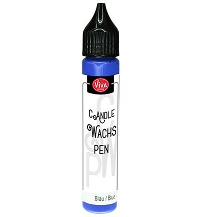 Kaarsen wax pen blauw