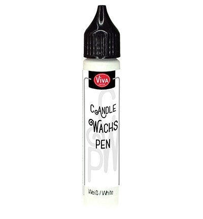 Kaarsen wax pen wit