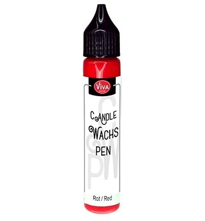 Kaarsen wax pen rood