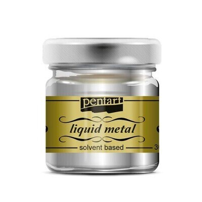Liquid metal paint silver