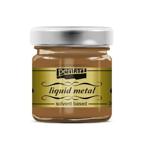 Liquid metal paint bronz