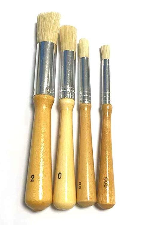 Tamponeer kwasten set 4 delig