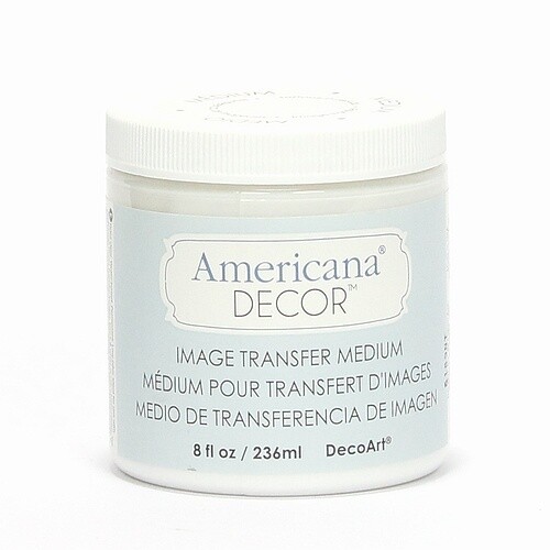 Americana decor Image transfer medium