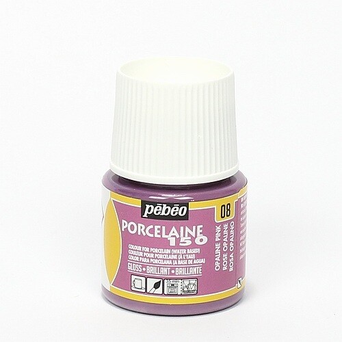Porselein verf Pebeo gloss Opaline Pink