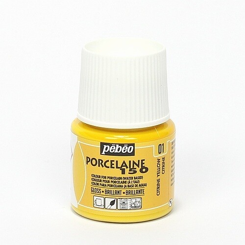 Porselein verf Pebeo gloss Citrine
