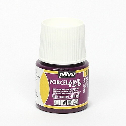 Porselein verf Pebeo gloss Garnet