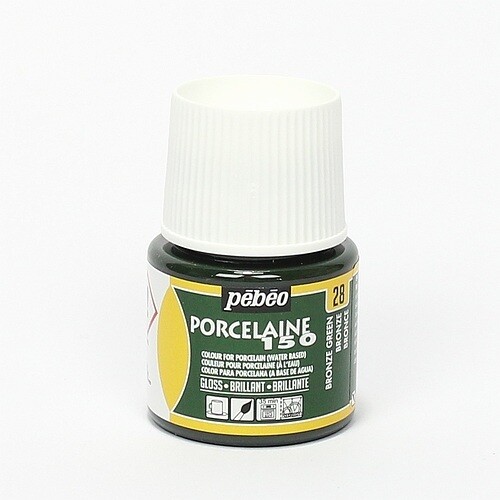 Porselein verf Pebeo gloss Bronze green