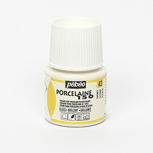 Porselein verf Pebeo gloss Ivory