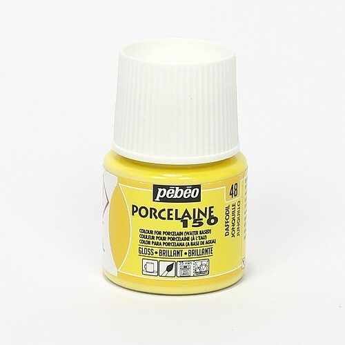 Porselein verf Pebeo gloss pastel Daffodil