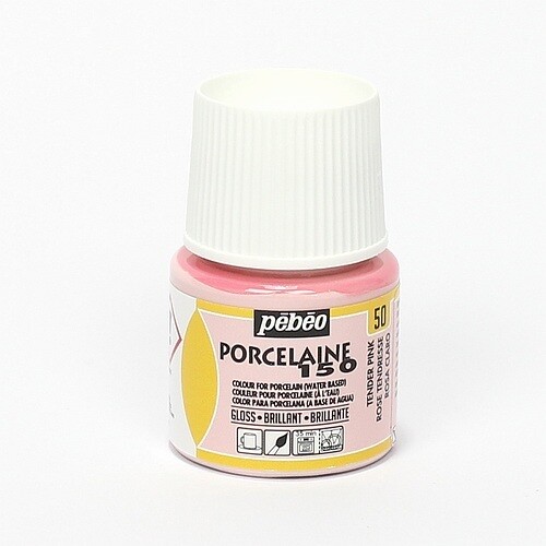 Porselein verf Pebeo gloss pastel Tender Pink