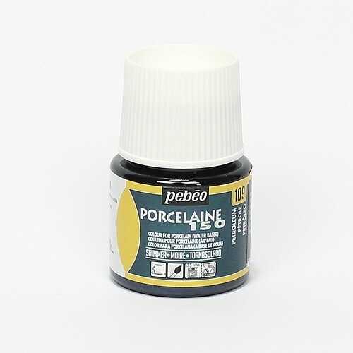 Porselein verf Pebeo Shimmer Petroleum