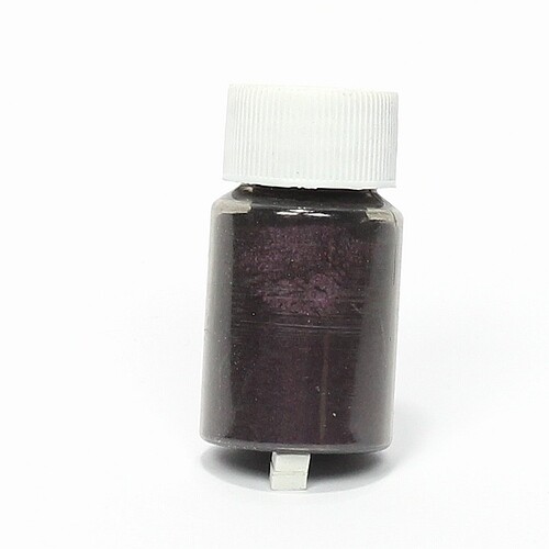 Pigment poeder parelmoer aubergine bruin